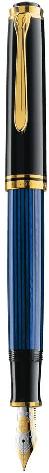 Pelikan M800 Fountain Pen M Premium Plume Noir/Bleu
