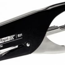 Rapid 24812601 S21 Flat Stapler Metal 30-Sheet Capacity Black