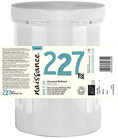 Naissance Organic Refined Coconut (Solid) Oil (#227) 1kg, Pure, Natural, Certified Organic, Cruelty Free, Vegan - Image 2