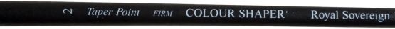 Colour Shaper Taper Point 2 Firm Painting Shaper Brush - Grey - Image 3