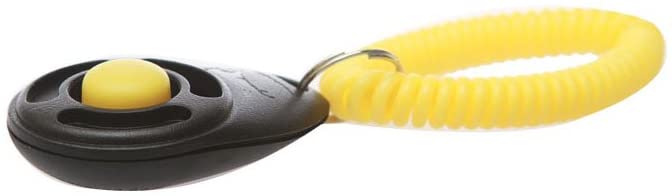 Starmark Pro-Training Deluxe Clicker for Dogs, Black and Yellow - Image 3