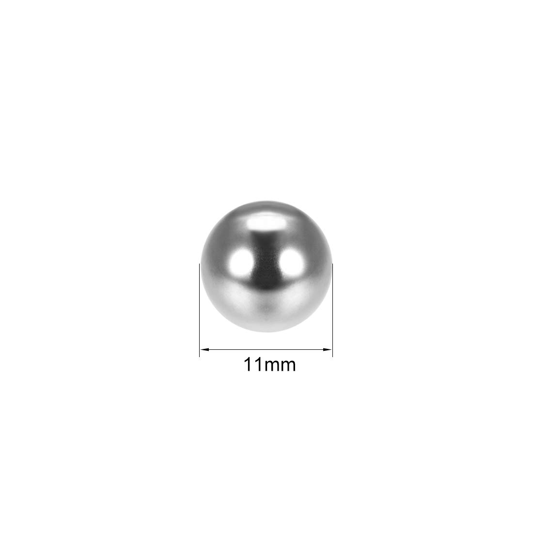 sourcing map 11mm Precision Chrome Steel Bearing Balls G25 100pcs - Image 2