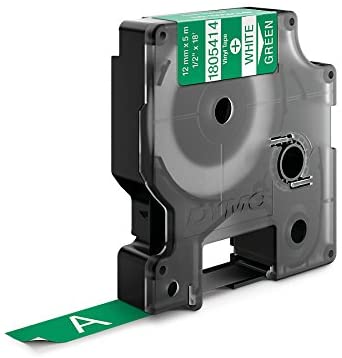 DYMO Rhino Industrial Vinyl Labels, Green, White on green - Image 2