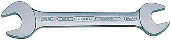 Gedore 6-5/16X3/8AF Double Open Ended Spanner D3110 5/16x 3/8, Silver - Image 2