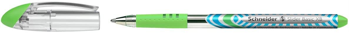 Schneider Slider Extra Bold Ballpoint Pen - Light Green (Pack of 10) - Image 3