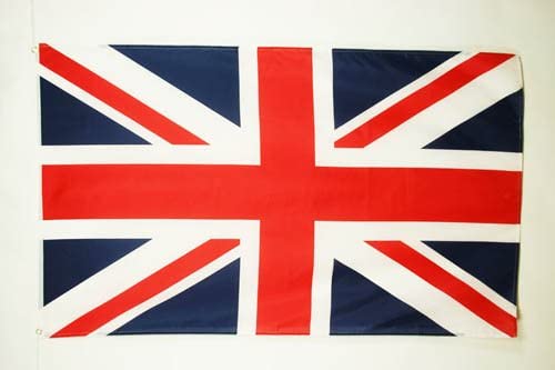 AZ FLAG, United Kingdom Flag, 2x3 Ft, 100D Polyester Uk, British, England Banner with Two Metal Grommets, Fade Resistant