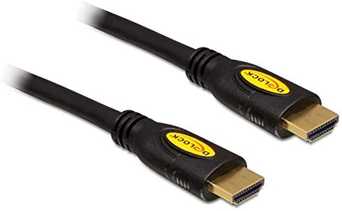DeLOCK HDMI 1.4 Cable 2.0m male/mal, 82583, black, 2 Meters