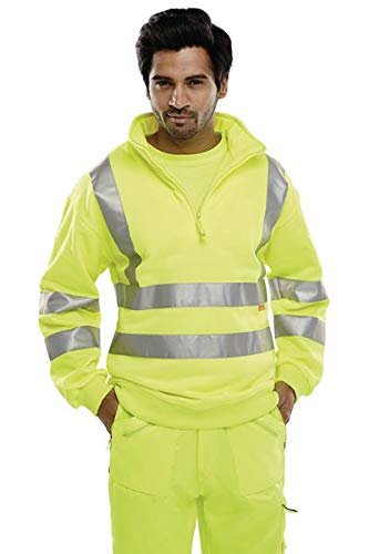 QUARTER ZIPPED SWEATSHIRT SATURN YELLOW XXL