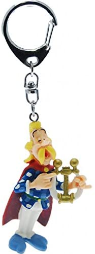 Plastoy SAS PLA60432 "Asterix Troubadix Mit Leier" Key Chain, Multicolor