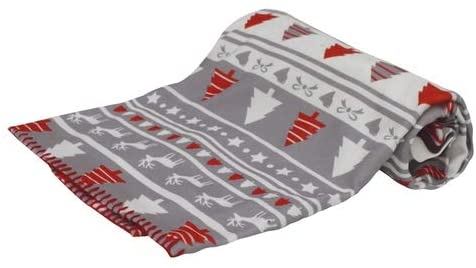 Croci X-Mas Pearl Trees Blanket, 278 g, Taglia unica