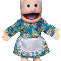 SiLLy puppets Granny, Peach Grandmother, Hand Puppet, 40cm
