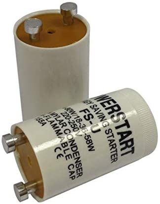 Powerstart FSU 4-80 Watt Fluorescent Lamp Starter with Condenser (Pack of 5)