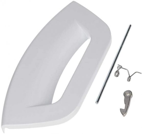LAZER ELECTRICS Plastic Door Handle Lever Kit for Hotpoint Futura Washing Machine/Washer Dryers (White, Alt to C00507932, C00285747) - Image 2