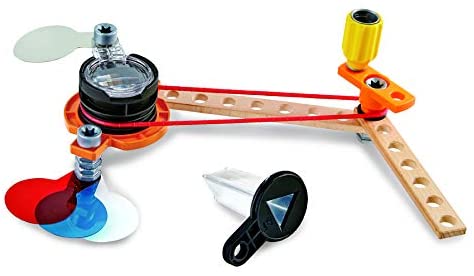 Hape Junior Inventor Optical Science Lab - Wooden Building Set including 7 Experiments, Mehrfarbig, Medium - Image 4