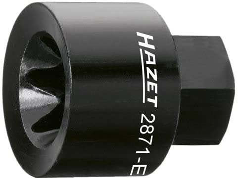HAZET 2871-E24 39.5 mm E 24 Brake Calliper Torx Profile Socket - Multi-Colour