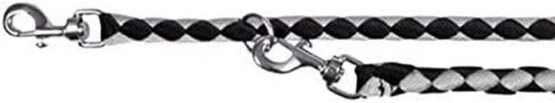 Trixie 14361 Cavo V-Leads, L-XL: 2 m/ 18 mm, Black/Silver