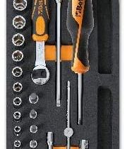 Beta 24500091 Model 2450 M91 25 Tools in Hard Thermoformed Tray