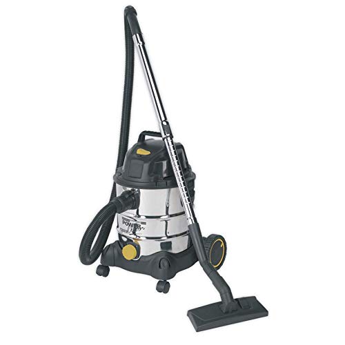 Sealey Pc200Sd110V Vacuum Cleaner Industrial Wet & Dry 20Ltr 1250W/110V, White - Image 2