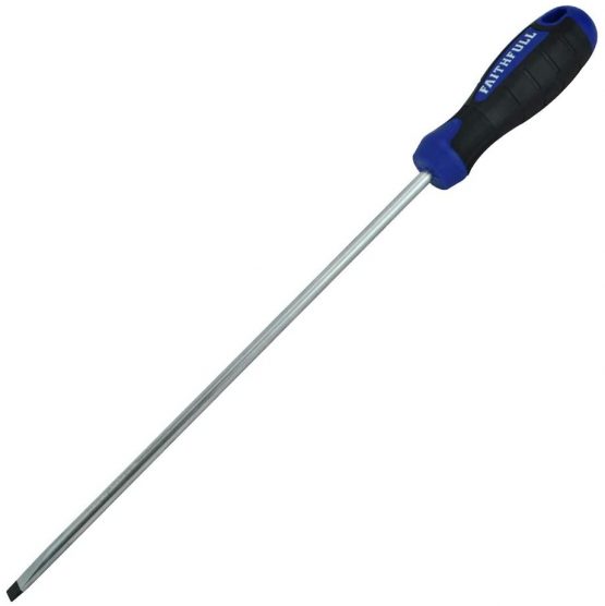 Faithfull SDP250 250 x 6.5mm Slotted Parallel Soft Grip Screwdriver