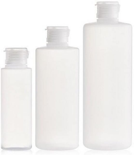 2PCS Empty Refillable Plastic Clear Soft Tube Squeeze Bottle Jars with Flip Cover Cosmetic Makeup Packing Storage Holder Containers for Toner Lotion Shower Gel Shampoo (400ml/14oz) - Image 2