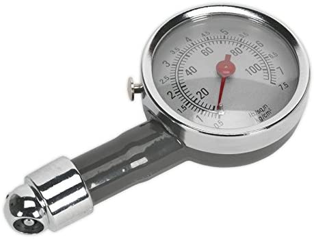 Sealey Tstpg43 Dial Type Pressure Gauge 0-100Psi, Multicoloured