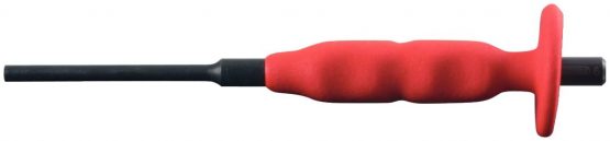 KS Tools 156.0010 Pin punch with hand protection grip, round shaft, Ø 10mm