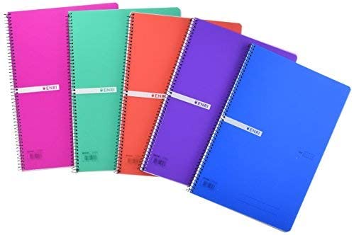 Elba 400042280 - Foolscap size notepad 80 sheets, Farblich sortiert, Fº