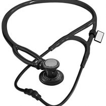 MDF® Sprague-X Redesigned Sprague Rappaport Stethoscope with Adult, Pediatric, and Infant Convertible chestpiece - Free-Parts-for-Life & Lifetime-Warranty - All Black (MDF767X-BO)