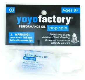 YoYo Factory Long Spin Oil - Bearing Lubricant for Unresponsive & Trick YoYos, Clear