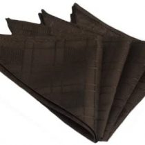 Emma Barclay Table Cloth Chequers 17 x 17 inches Chocolate, 100% Polyester, 17x17 (43x43cm)