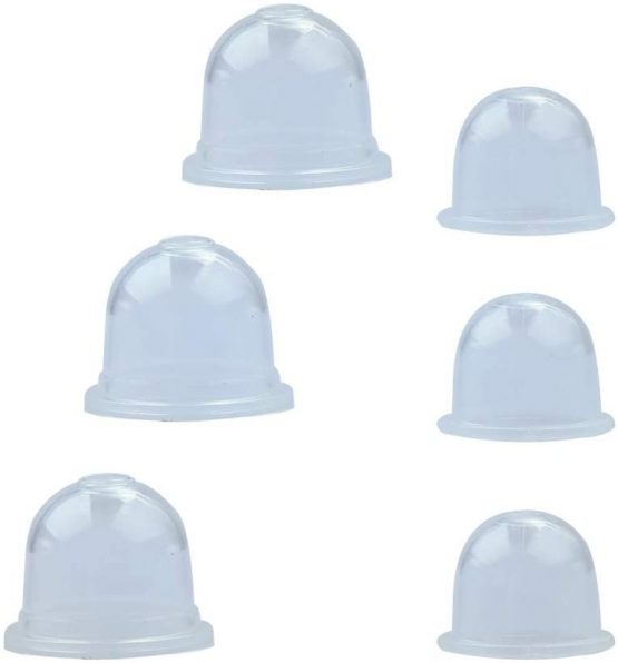 Hoypeyfiy Primer Bulb Petrol Fuel Primer Bulb Carburetor Oil Cup 6 Pack fits for Mower Blower Strimmer Cutter Hedge Trimmer Chainsaw (19mm &22mm) - Image 2