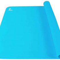 Non Stick, Double Thickness Silicone Pastry/Baking Mat Extra Large- for Heat Resistant Nonskid Placement Mat, Countertop Protector, Art and Craft Mat 60 × 40 cm (Blue, 40×60)