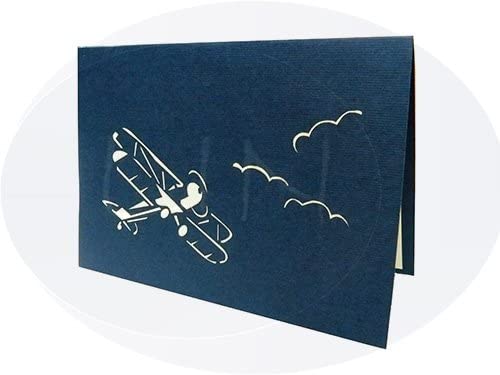 Lin LINPopUp POP 146 UP Cards 3D Cards Greeting Cards Birthday Cards Congratulations Cards Driving Licence Pilot Aeroplane Double Decker - Image 2