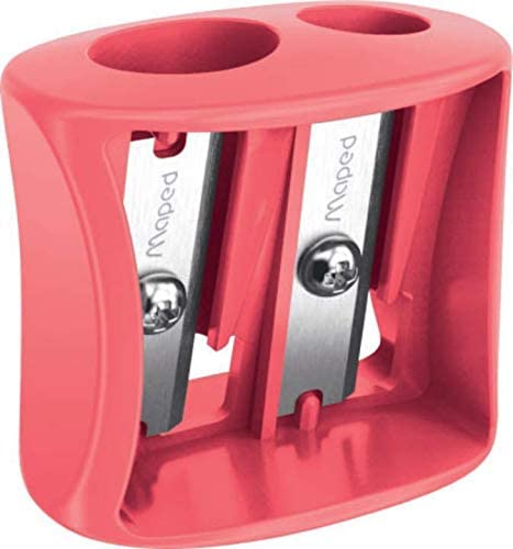 Maped VIVO 2 Hole Pencil Sharpener, Display 30 Units, Green, Red - Image 2