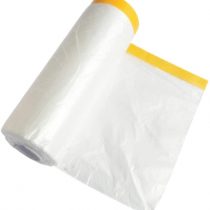 Sinzau 4.6 x 82 feet Dust Sheet Roll, Dust-Proof & Waterproof Shields for Painting, Decorating, Furniture Covering