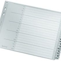Esselte Leitz Half Height Plastic A-Z A4 Polypropylene 20 Sheets Grey