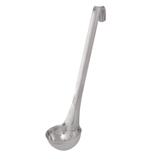 Vogue L648 Plain Ladle 65ml 305mm Stainless Steel Kitchen Cooking Serving Utensil - Image 2