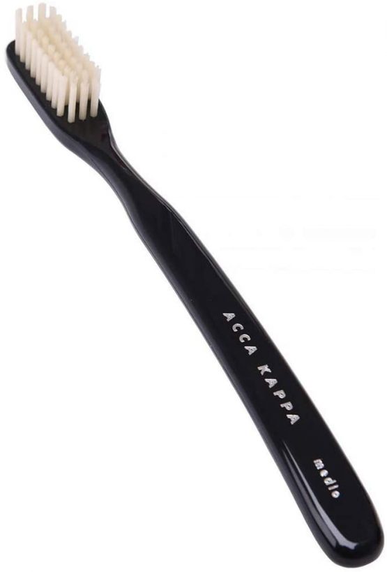 Acca Kappa Vintage Black Toothbrush Soft Nylon
