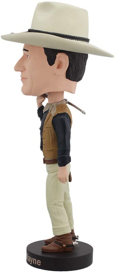 Royal Bobbles John Wayne Cowboy Bobblehead, Premium Polyresin Lifelike Figure, Unique Serial Number, Exquisite Detail - Image 2