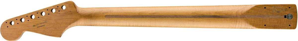 Fender Roasted Maple Stratocaster Neck, 21 Narrow Tall Frets, 9.5", Maple, C Shape, 9.5 inches - Image 2