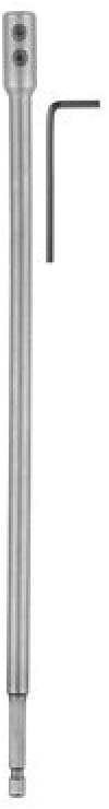 Bosch 2608595422 152 mm Self-Cut Speed Flat Drill Bit Extension, Silver, 152mm
