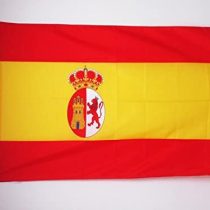 AZ FLAG Spain Bourbon Restoration 1785-1931 Flag 3' x 5' for a pole - Spanish flags 90 x 150 cm - Banner 3x5 ft with hole