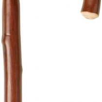 Gents Economy Natural Wooden Chestnut Walking Stick with Crook Handle