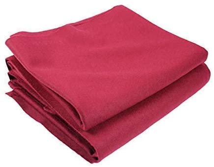 Pool Cloth, 6 x 3ft Bed & Cushions, Red