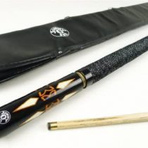 Jonny 8 Ball 'INCA' 9mm Tip Adjustable 4 Piece Ash Pool Snooker Cue & SOFT CASE