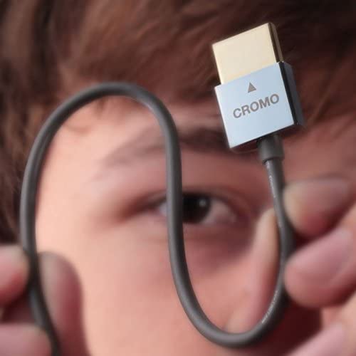 Lindy 0.5m CROMO Slimline High Speed HDMI to Micro HDMI 2.0 Cable with Ethernet - Image 4