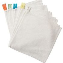 IKEA 400.545.38 Krama Pack of 10 Cotton Washcloths Flannels 30 centimetres x 30 centimetres White