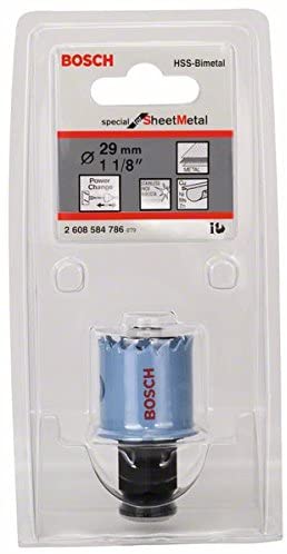 Bosch Professional Hole Saw Special for Sheet Metal (for Stainless and Steel Sheets diameter 29 mm, Accessories for Drills)