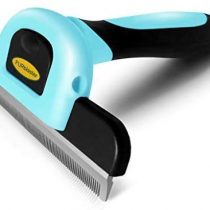 Deshedding Tool & Pet Grooming Brush for Small, Medium & Large Dogs, Cats & Horses, With Short to Long Hair. Dramatically Reduces Shedding In Under 10 Minutes
