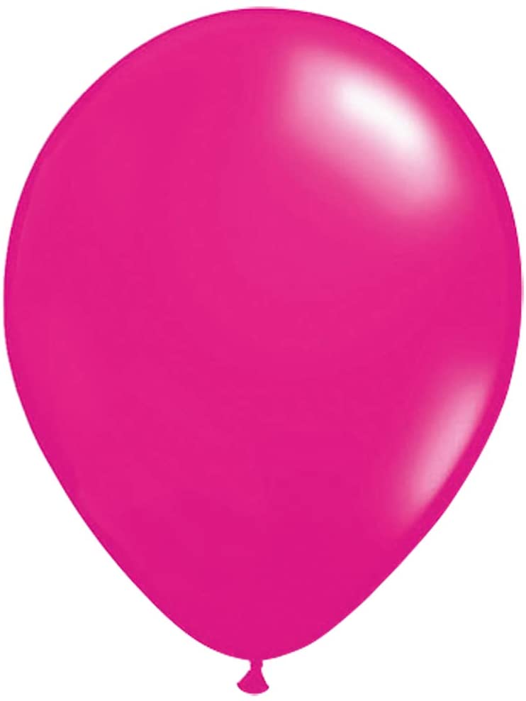 Folat 08084 Magenta Balloons 30 cm-100 Pieces, Pink, 100er Pack